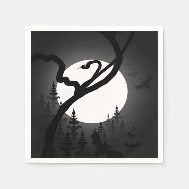 Servilleta De Papel Noche encantada (Anverso)