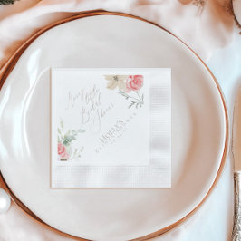 Servilleta De Papel Noche navideña | Poinsettias de Wreath de color de