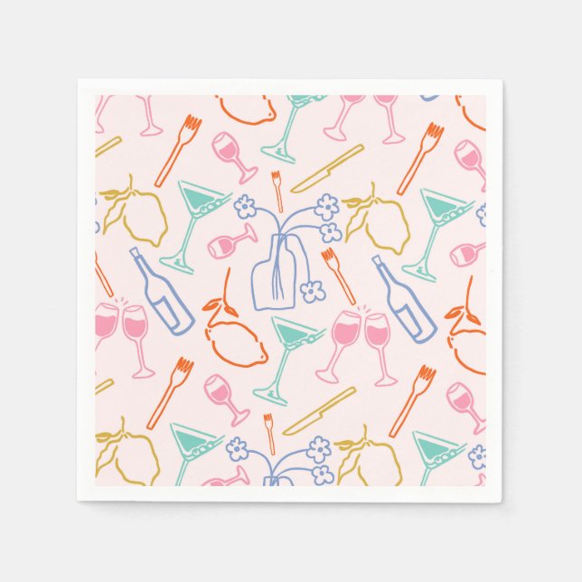 Servilleta De Papel Noche toscana (Anverso)