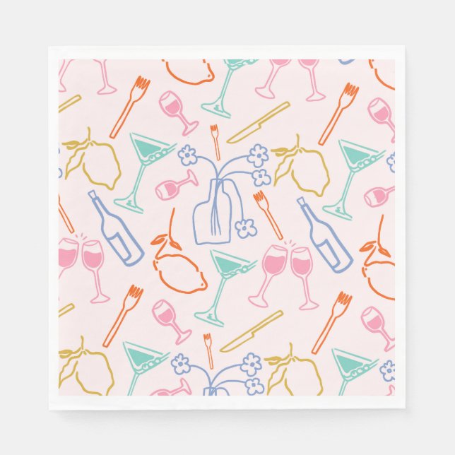 Servilleta De Papel Noche toscana (Anverso)