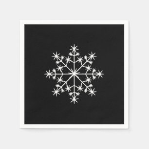 Servilleta De Papel Nochebuena de copas de nieve Navidades vacaciones