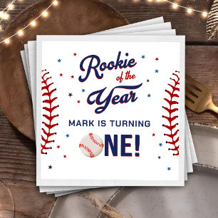 Servilleta De Papel Nochebuena del año cumpleaños del béisbol