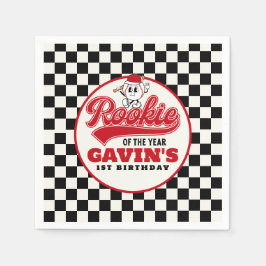 Servilleta De Papel Nochebuena del año cumpleaños personalizado del bé