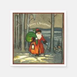 Servilleta De Papel Nochebuena vintage