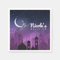 Noches árabes Morado luna moruna