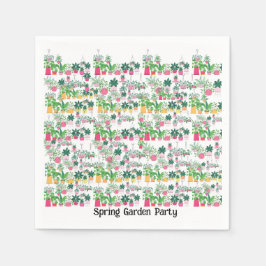 Servilleta De Papel Noches de cóctel de primavera