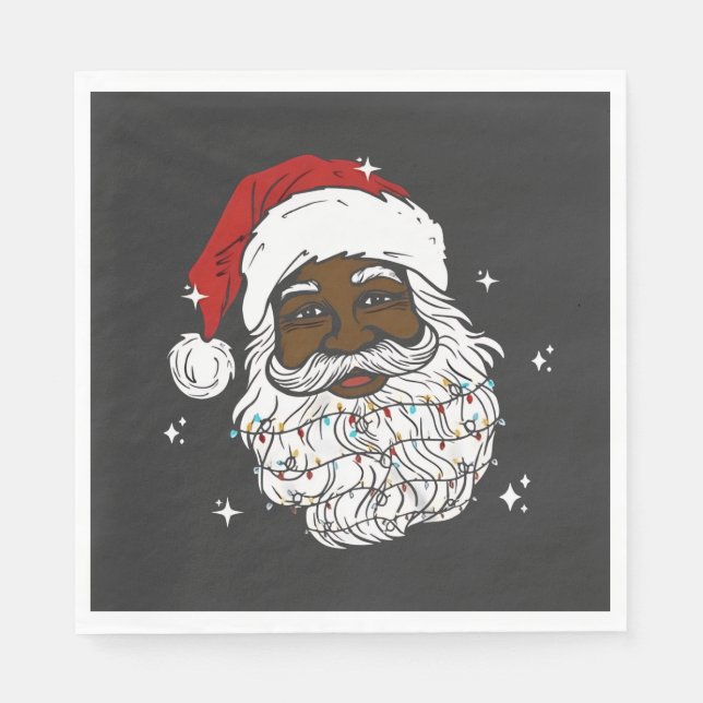Servilleta De Papel Noches de Historia Negra de Santa Navidades (Anverso)