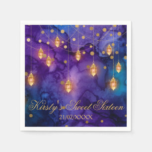 Servilleta De Papel Noches místicas de Marrakech Laterns & bokeh Sweet