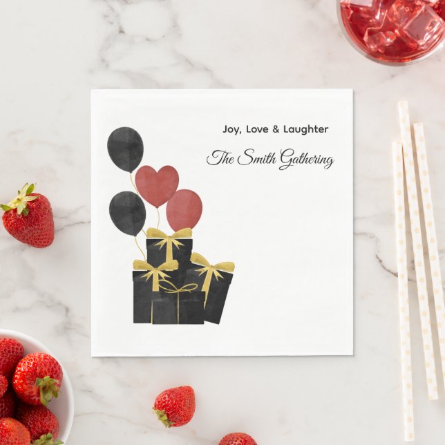 Servilleta De Papel Noel Napkin For Holidays  (In situ)