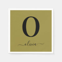 Nombre con letra personalizada en oro y negro