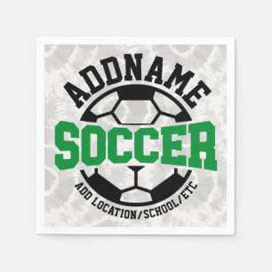 Servilleta De Papel NOMBRE DE ADD Personalizado Jugador de Fútbol Tipo