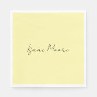 Nombre de caligrafía elegante simple color crema