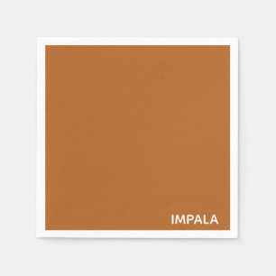 Servilleta De Papel Nombre de color marrón de Impala