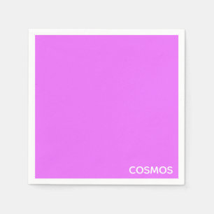 Servilleta De Papel Nombre de color púrpura Cosmos