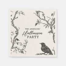 Nombre de Familia Vintage Gótico Fiesta de Hallowe
