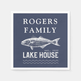 Servilleta De Papel Nombre de la familia Lake House