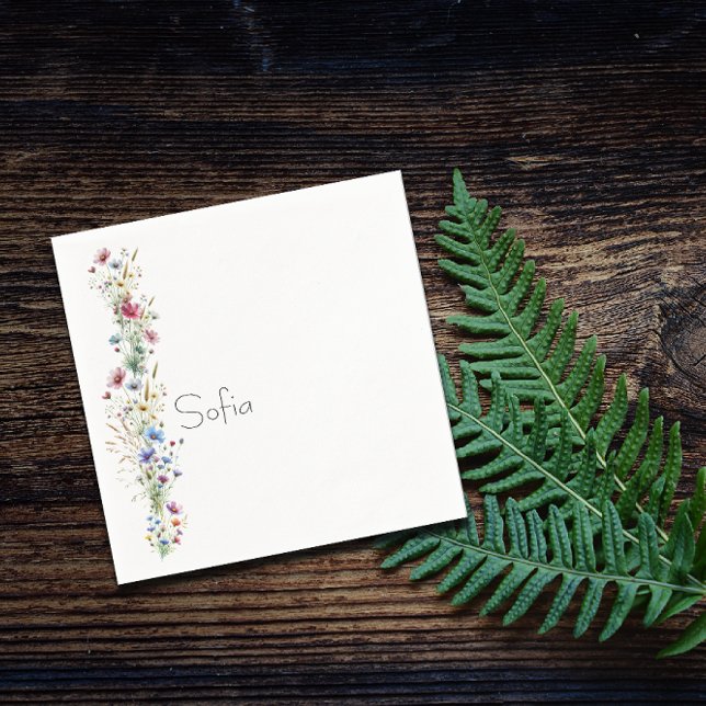 Servilleta De Papel Nombre de la flor French Garden Party (French Garden Party flower design, bringing the elegance of a blooming garden right to your table.)