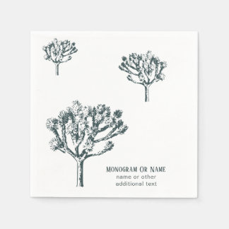 Servilleta De Papel Nombre del apellido de la familia personal del árb