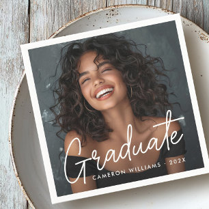 Servilleta De Papel Nombre del graduado de fotografía