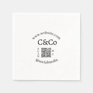 Servilleta De Papel nombre del logotipo letra empresa redes sociales s