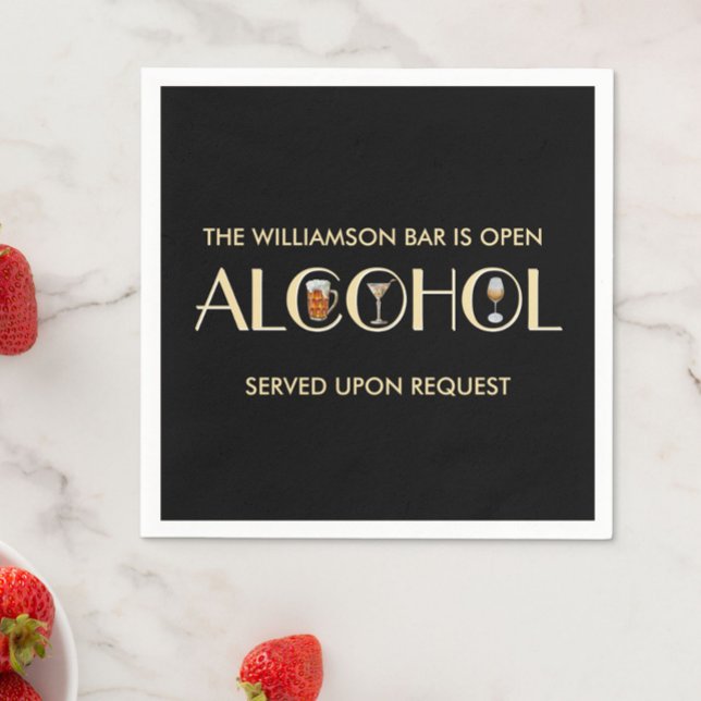 Servilleta De Papel Nombre exclusivo de Martini de vino de cerveza de  (Subido por el creador)