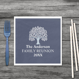 Servilleta De Papel Nombre/fecha personalizado de reunión de familia d