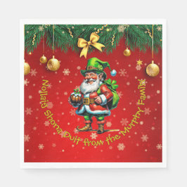 Servilleta De Papel Nombre - Irlandés Nollaig Shona Duit Feliz Navidad