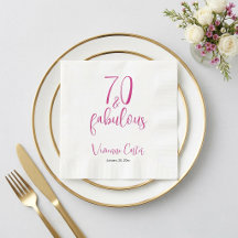 Nombre moderno 70 y fabuloso fecha cumpleaños 70