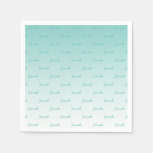 Servilleta De Papel Nombre modificable simple   Editable Cualquier col