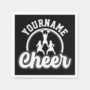 Servilleta De Papel NOMBRE Personalizado Cheer equipo Varsity CheerLea