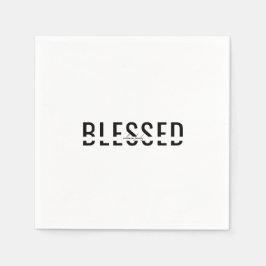 Servilleta De Papel Nombre personalizado Cóctel de vacaciones bendecid