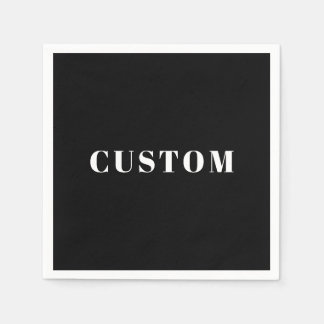 Servilleta De Papel Nombre personalizado con estilo u otro texto | Bla