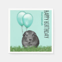 Nombre personalizado Cumpleaños Guinea Cerdo Globo