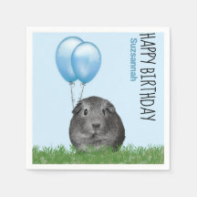 Nombre personalizado Cumpleaños Guinea Cerdo Globo