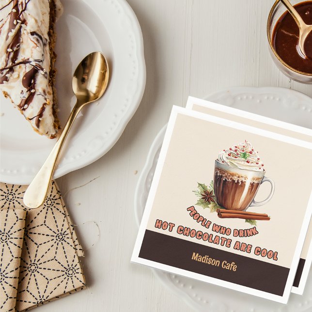 Servilleta De Papel Nombre personalizado de personas Guay de chocolate (Subido por el creador)