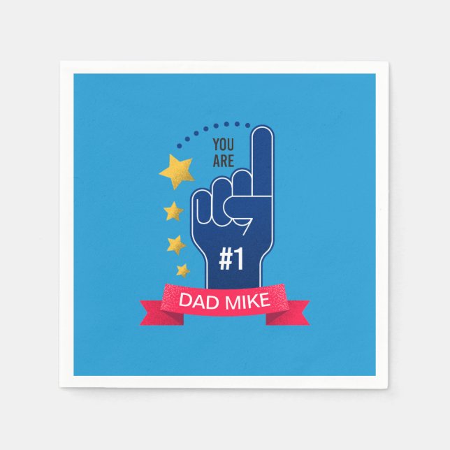 Servilleta De Papel Nombre personalizado personalizado personalizado p (Anverso)