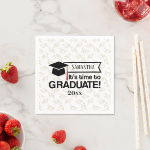 Servilleta De Papel Nombre personalizado y regalo de graduación de año