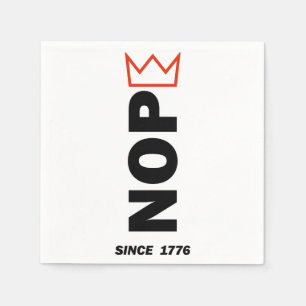 Servilleta De Papel NOPE. Sin Reyes.