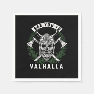 Servilleta De Papel Nos vemos en Valhalla Guay Norsemen Myking Scan