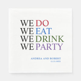 Servilleta De Papel Nosotros hacemos Boda