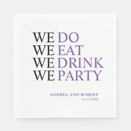 Servilleta De Papel Nosotros hacemos Boda