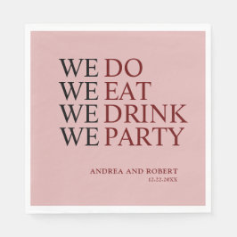 Servilleta De Papel Nosotros hacemos Boda