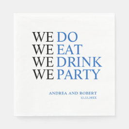 Servilleta De Papel Nosotros hacemos Boda