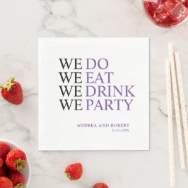 Servilleta De Papel Nosotros hacemos bodas