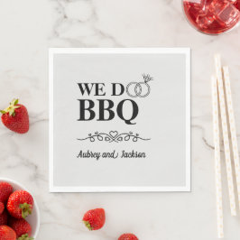 Servilleta De Papel Nosotros hacemos compromiso con BBQ