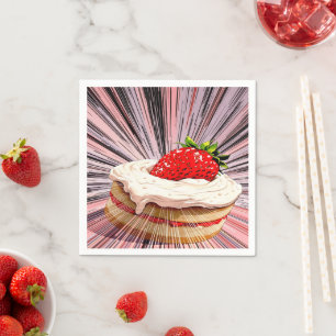 Servilleta De Papel Nostalgia de Strawberry Shortcake