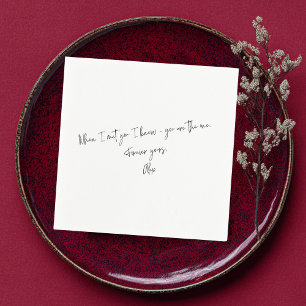 Servilleta De Papel Nota de amor de personalizado Cargue su propia esc