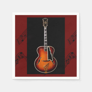 Servilleta De Papel "Notas de guitarra"