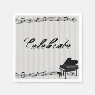 Servilleta De Papel Notas musicales Napkins