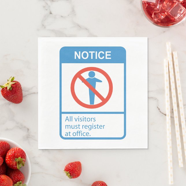 Servilleta De Papel Notificar a todos los visitantes (Subido por el creador)